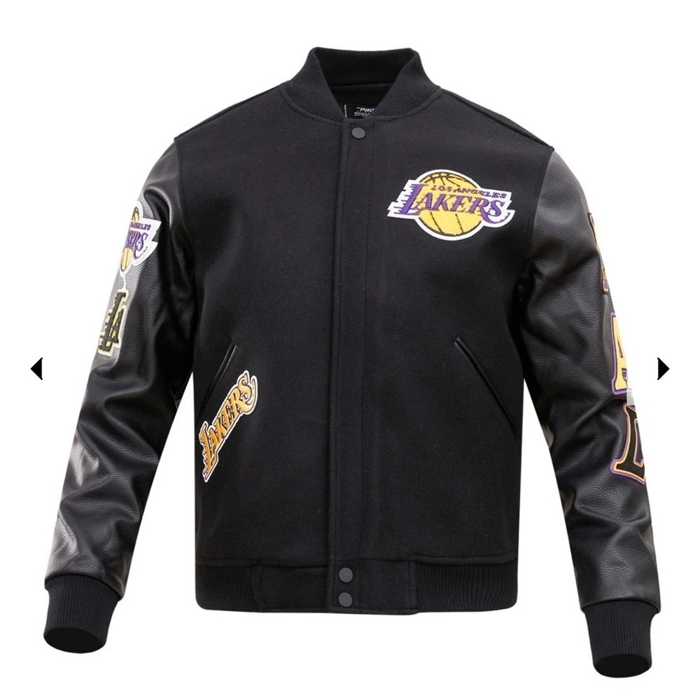 NBA LOS ANGELES LAKERS CLASSIC WOOL MEN'S VARSITY JACKET Size XXXL / 3XL